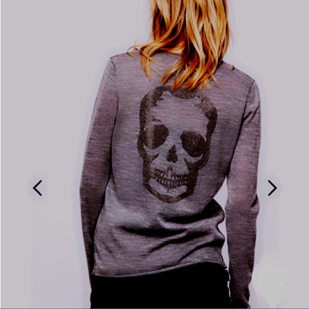 Zadig & Voltaire Nosfa Embellished Skull Sweater